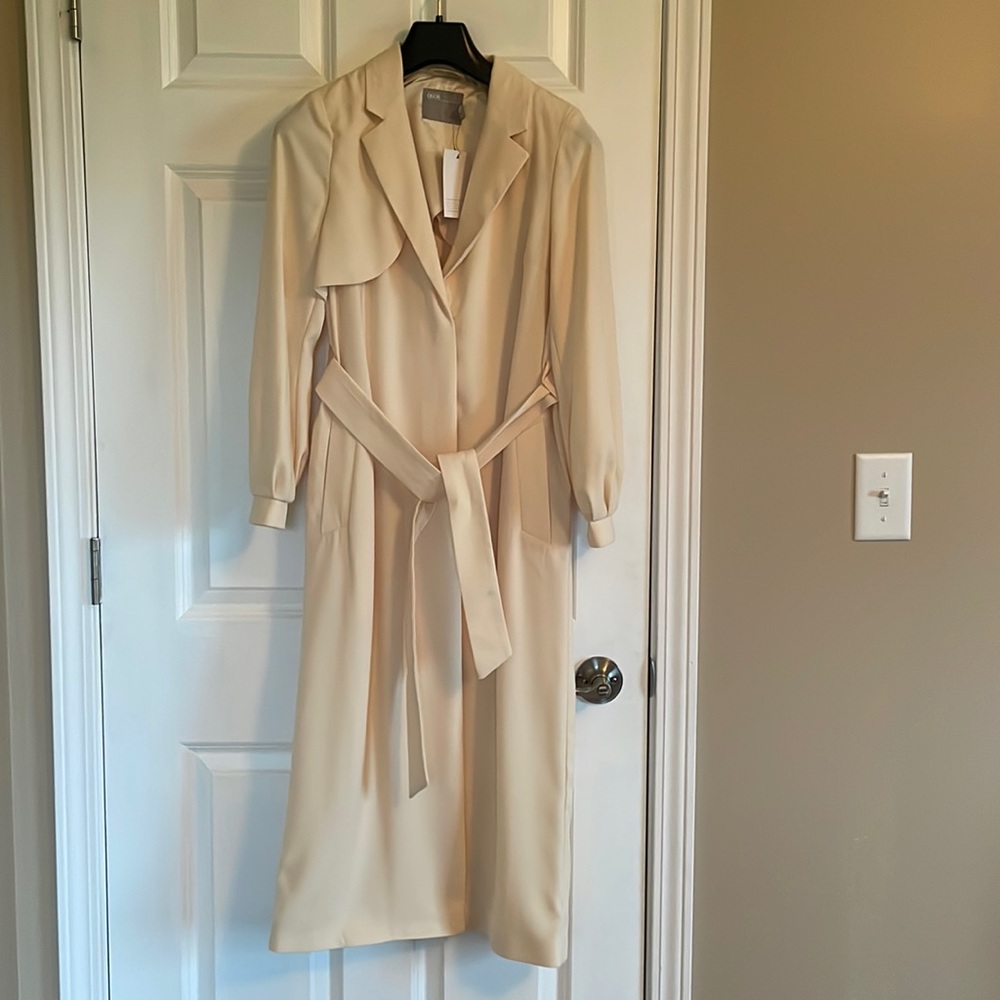 ASOS cream light weather duster.  New with tags, never worn.